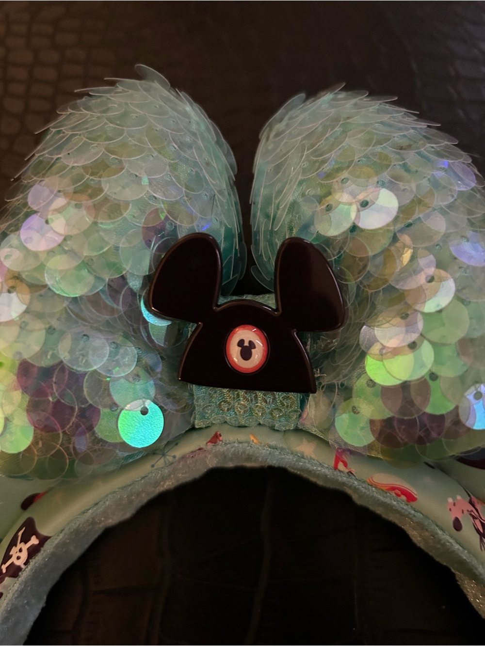 Sequin Bow Minnie Ears Headband - Picture 4 of 6